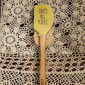 Rae Dunn Easter Spatula and cookie cutter set.